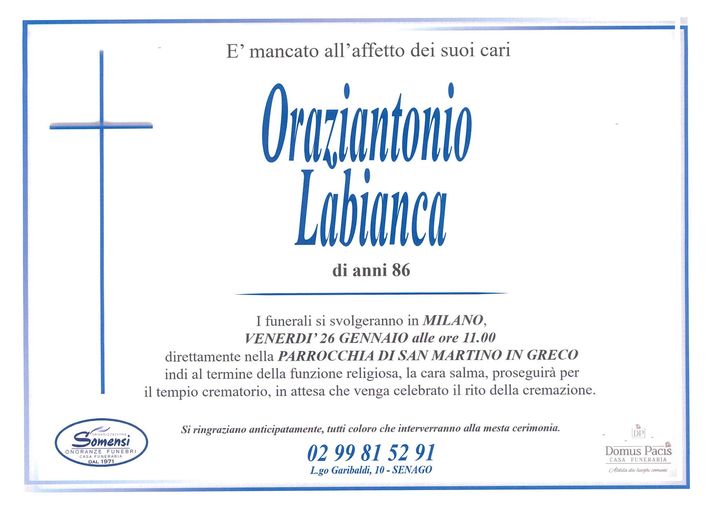 Oranziantonio Labianca